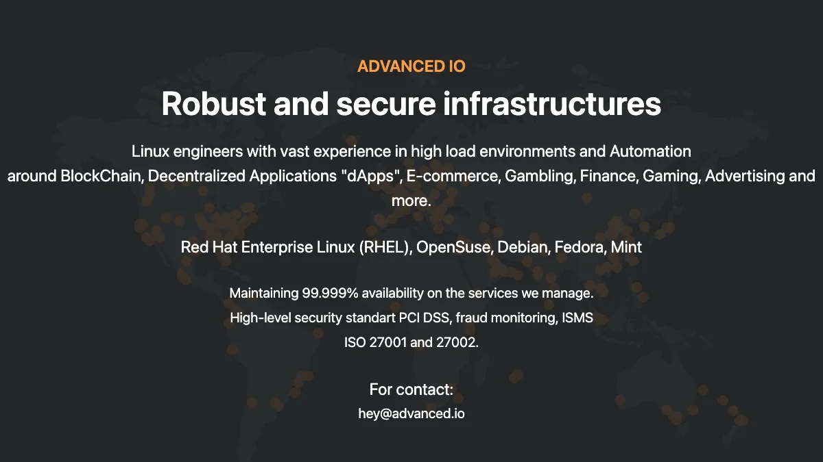 Screenshot of the AdvancEd theme homepage