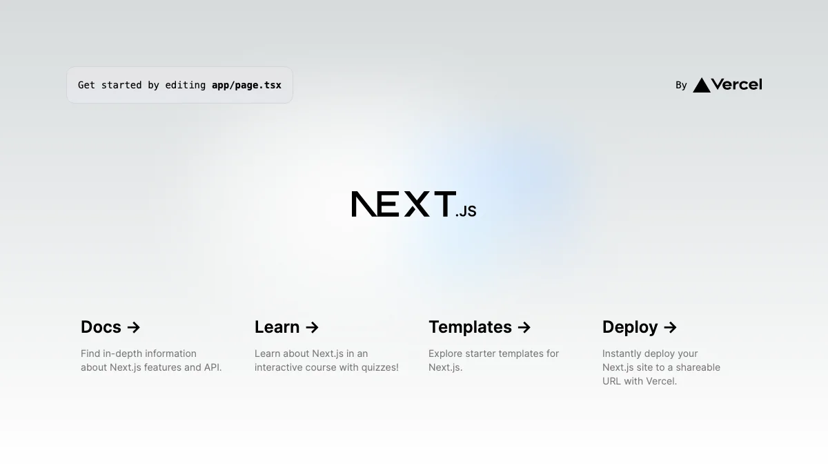 Screenshot of the MonoAI theme homepage