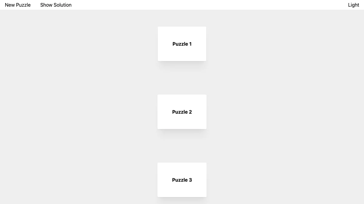 Screenshot of the Akari theme homepage